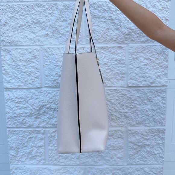 Coach 1671 Mollie Tote In Chalk Light Saddle - Picture 2 of 6